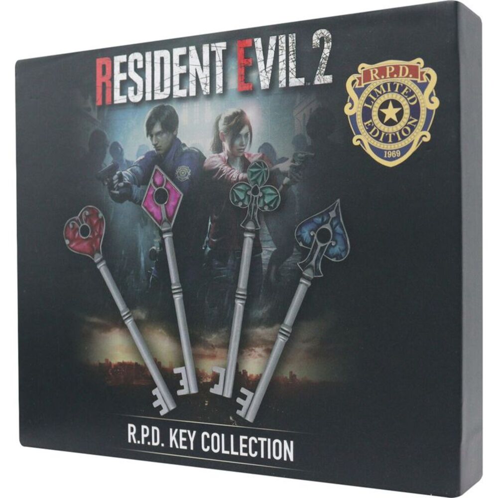 Resident Evil 2 - Set of Card Suit Keys (US Variants)  COLLECTIBLES